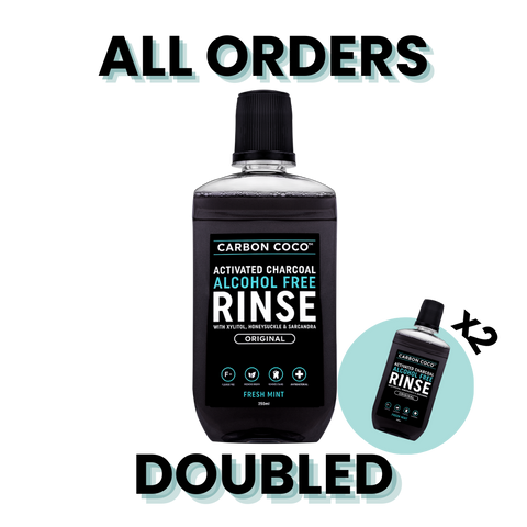 Activated Charcoal Alcohol Free Rinse